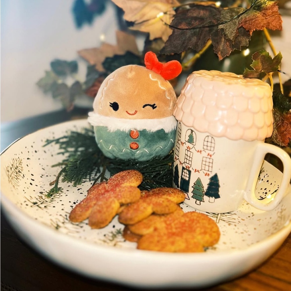 4” Gina the gingerbread girl Christmas NWT squishmallow
